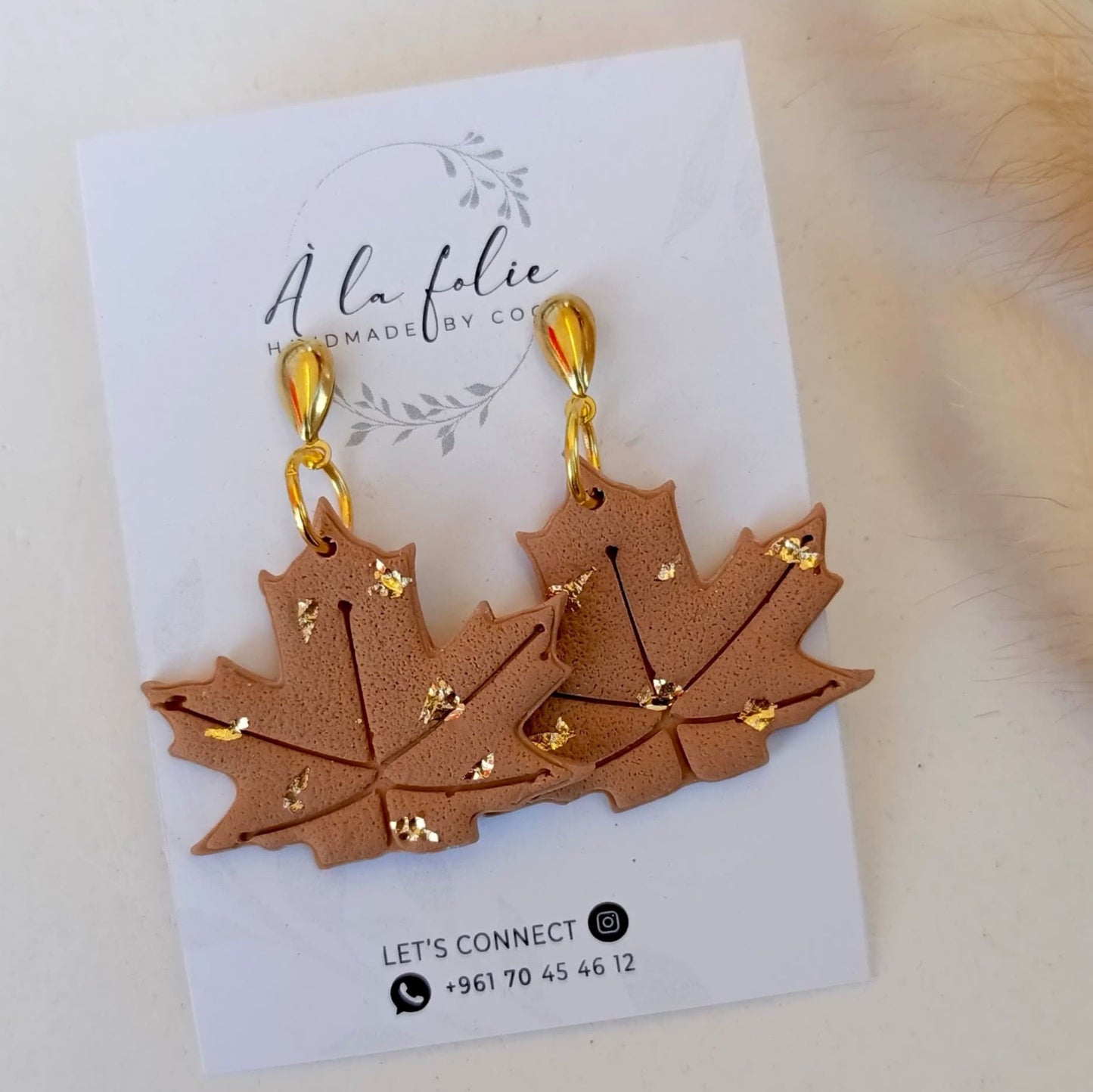 Autumn Collection - Maple Leaves Earrings