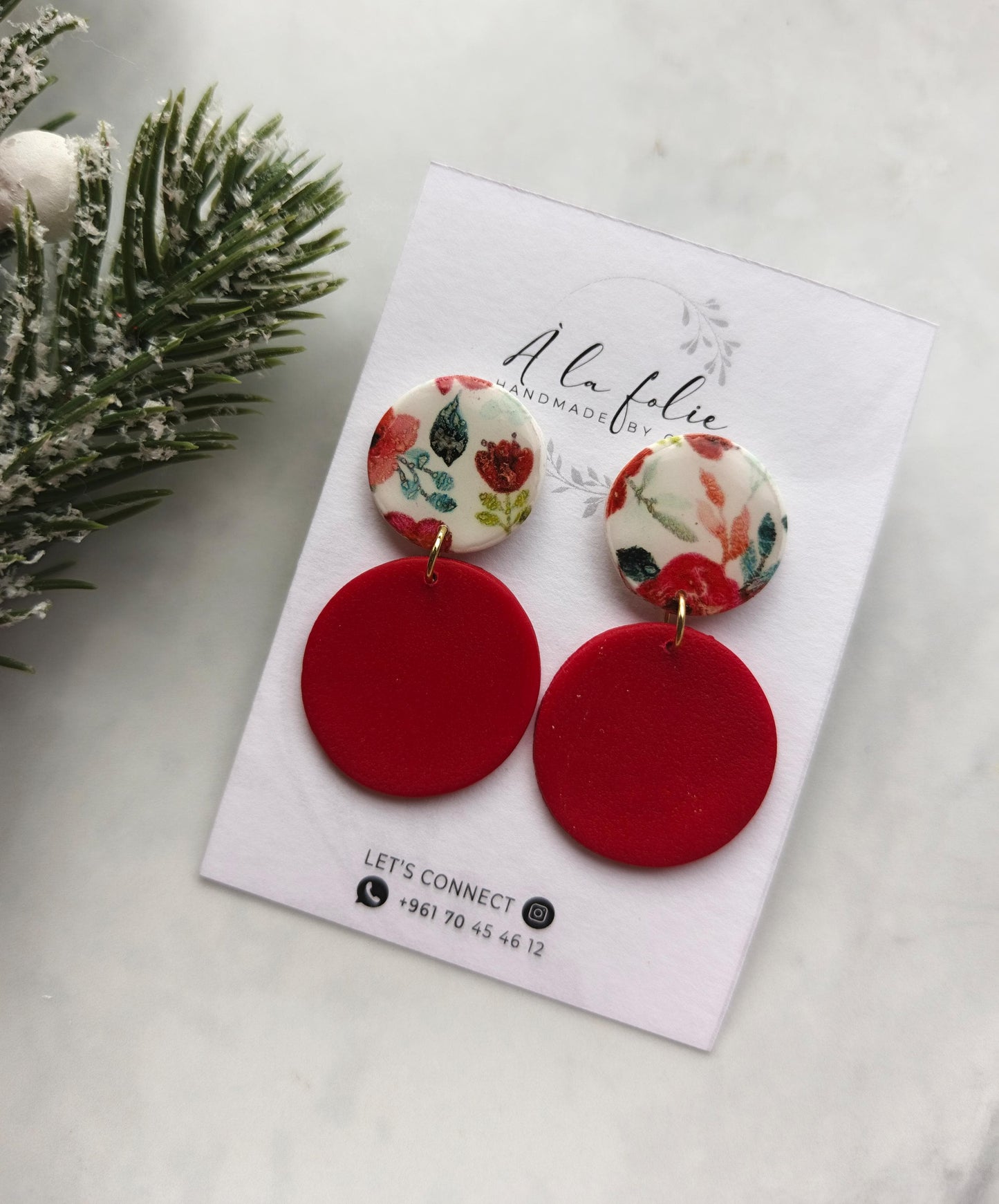 Bold in Bloom Collection - Floral Buttons
