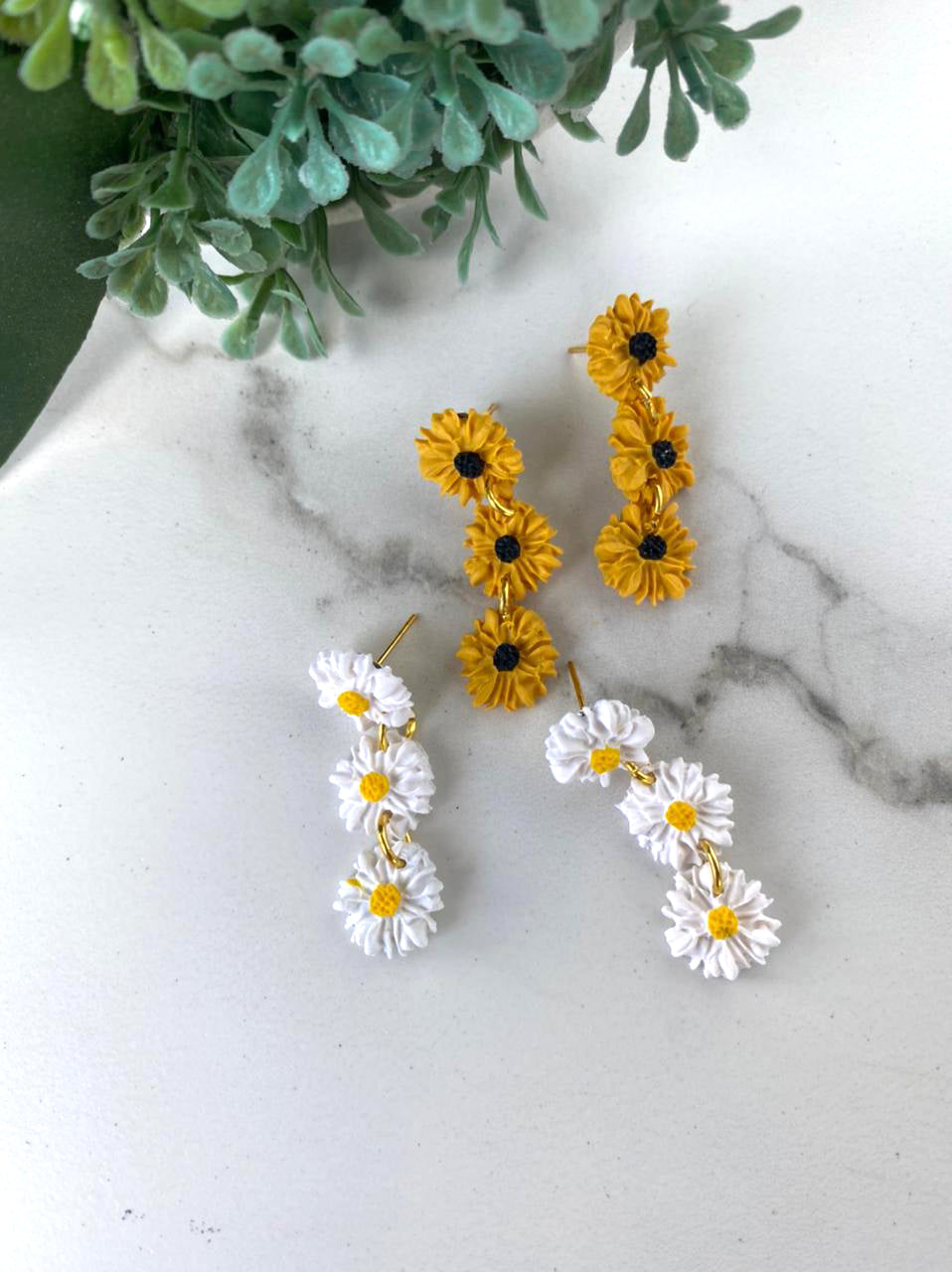 Daisy and sunflower mini