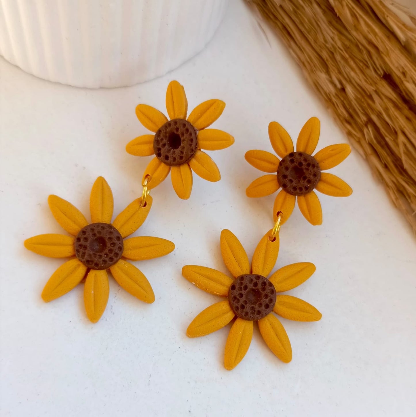 Sunflower Layers Dangles