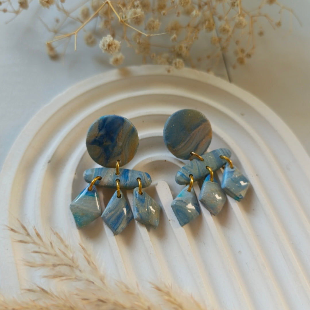 End of season sale - Ocean Breeze Dangle Earrings