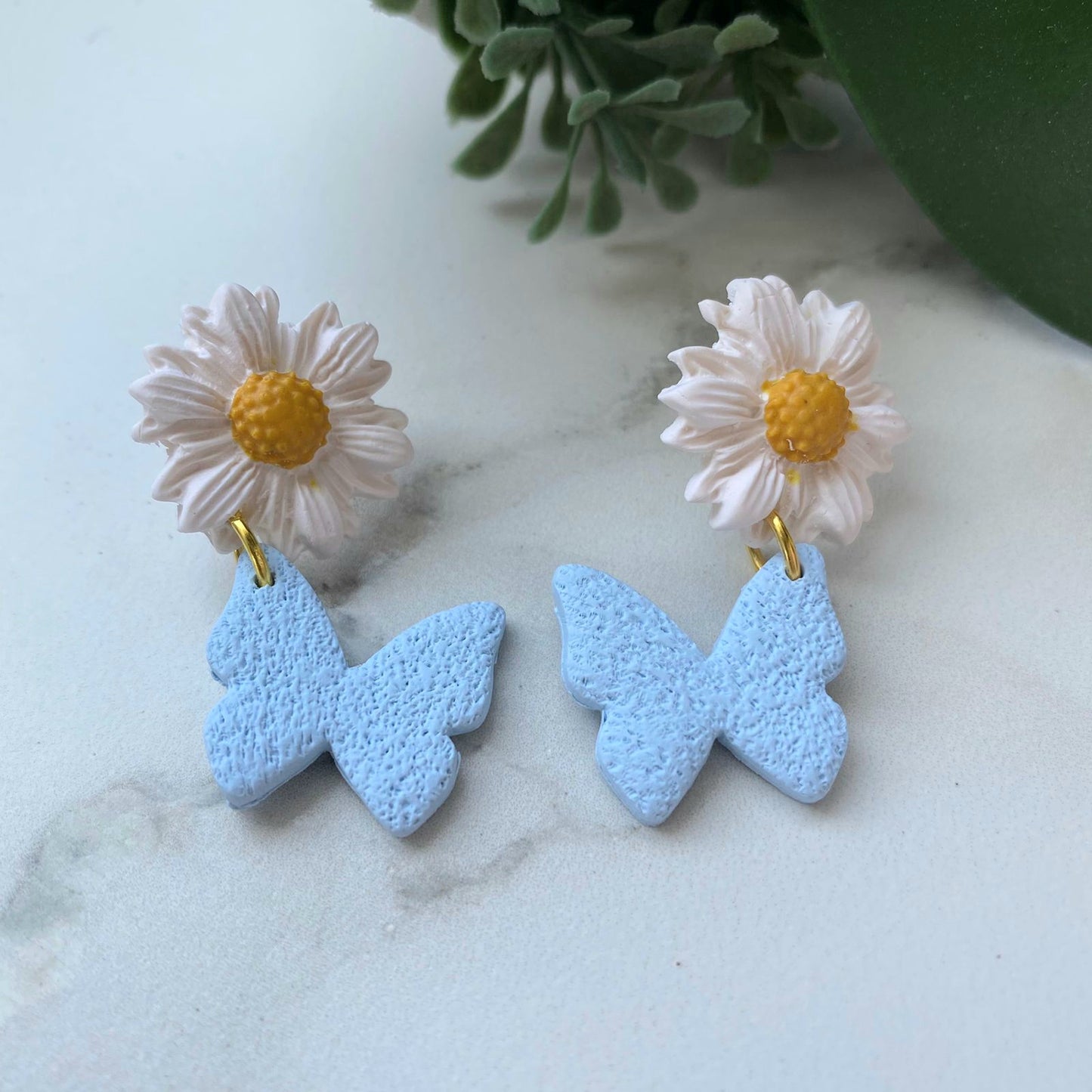 Spring - Butterfly Floral Dangles