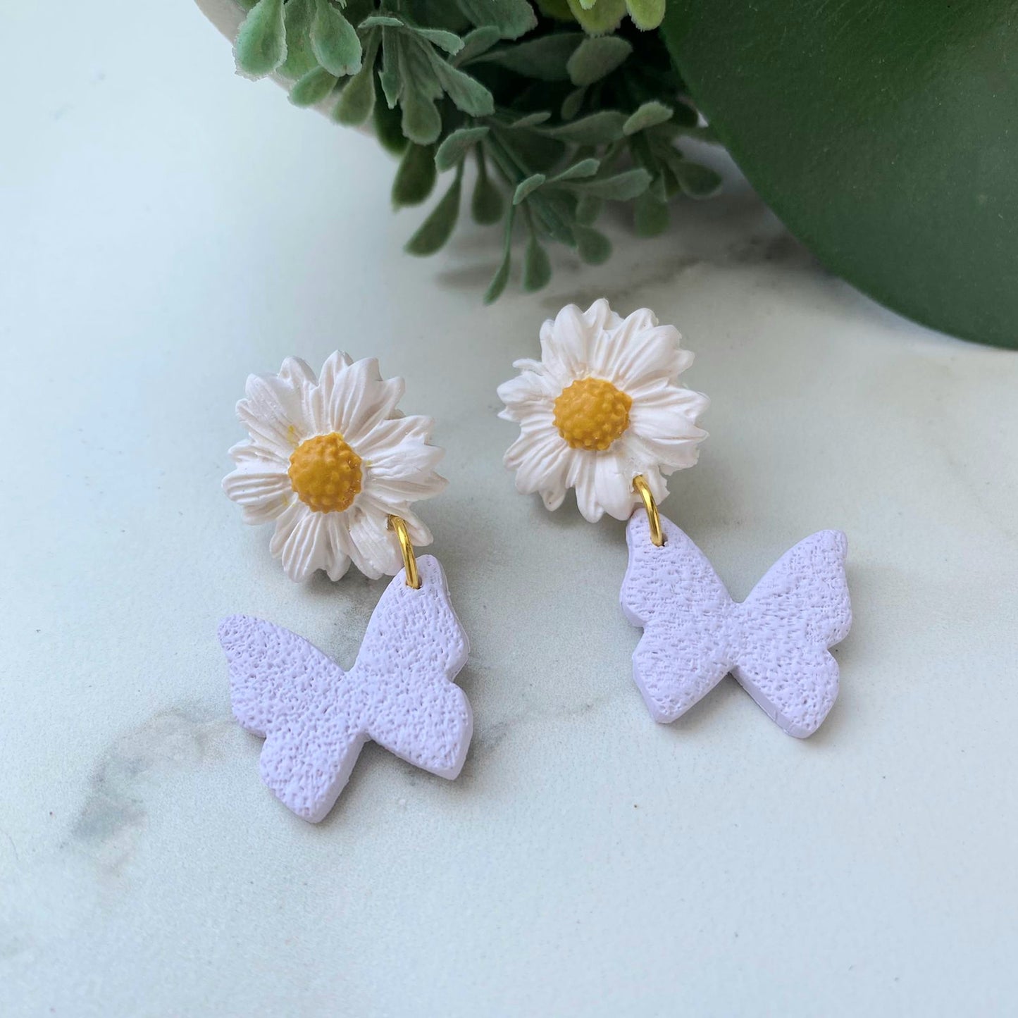 Spring - Butterfly Floral Dangles