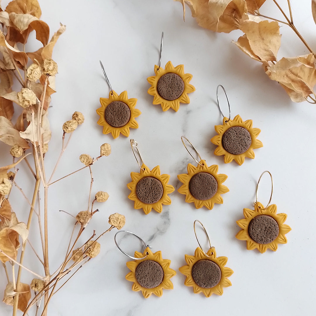 Sunflower Hoops