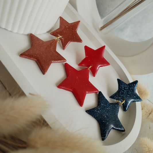 Christmas collection - Glittered christmas stars