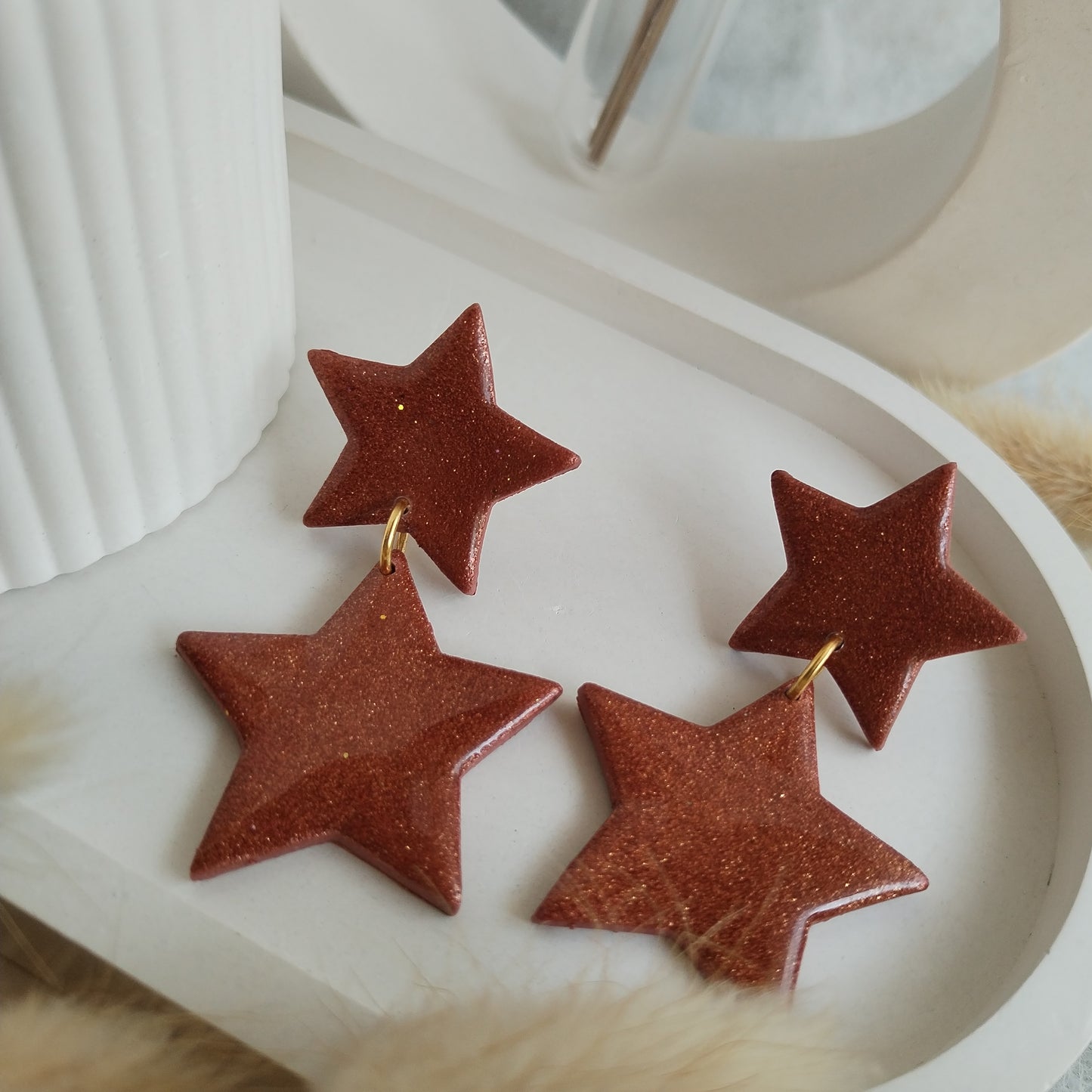 Christmas collection - Glittered christmas stars