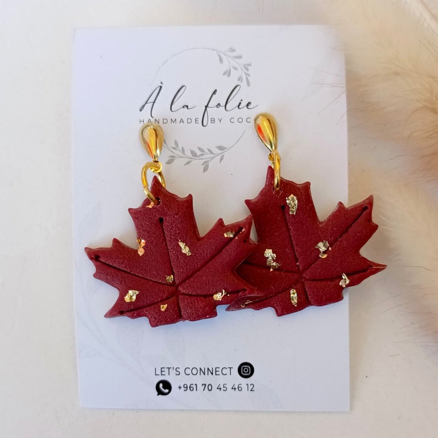 Autumn Collection - Maple Leaves Earrings