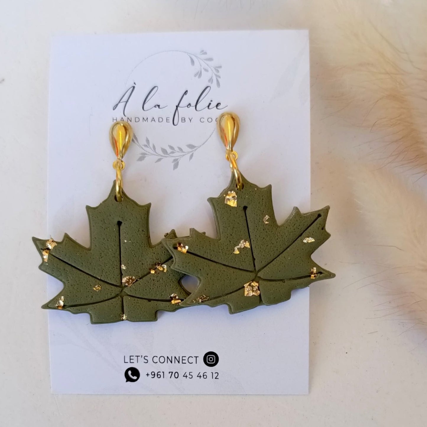 Autumn Collection - Maple Leaves Earrings