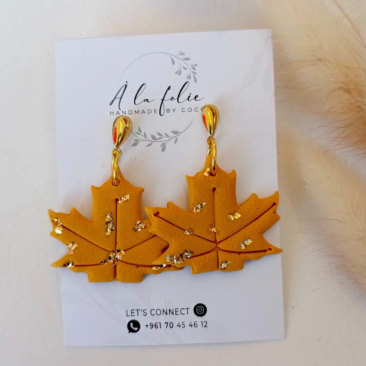 Autumn Collection - Maple Leaves Earrings