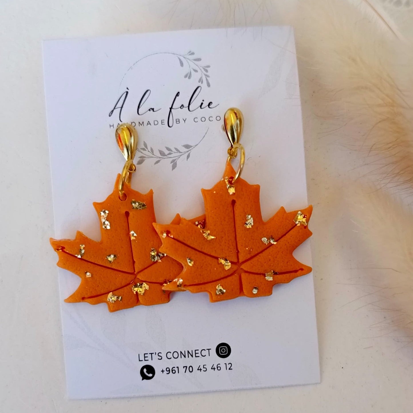 Autumn Collection - Maple Leaves Earrings
