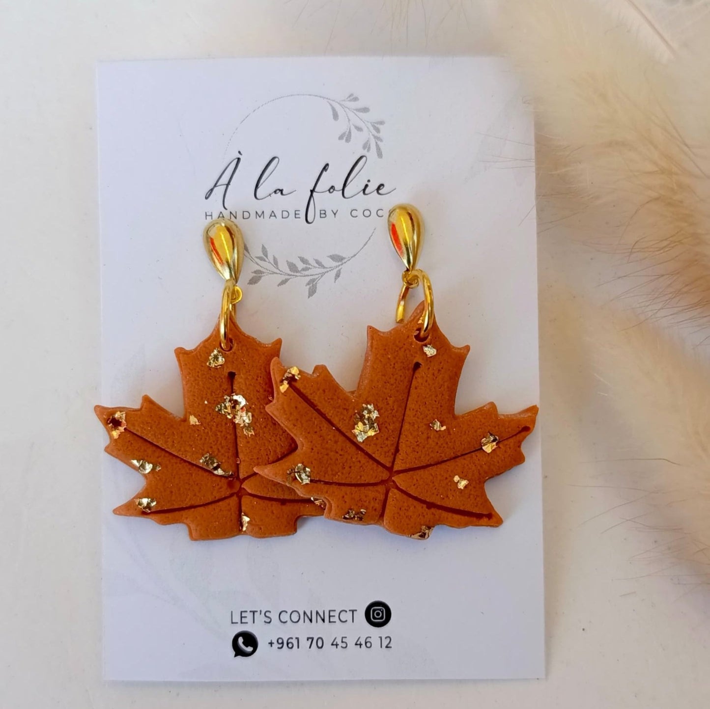 Autumn Collection - Maple Leaves Earrings