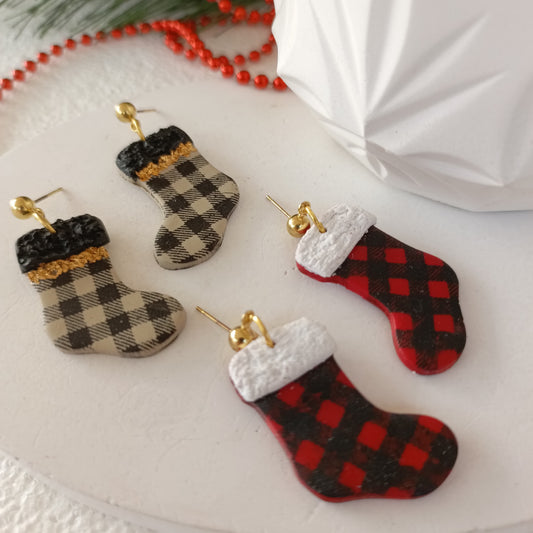 Christmas Collection - Santa'ssocks earrings
