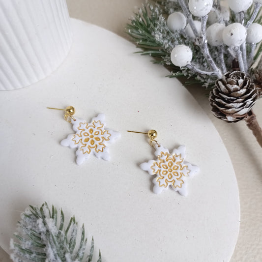 Christmas Collection - Stamped Snowflake Dangle