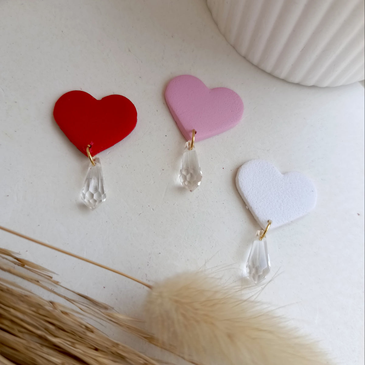 Valentine Collection : Crystal Dangle Heart
