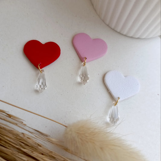 Valentine Collection : Crystal Dangle Heart