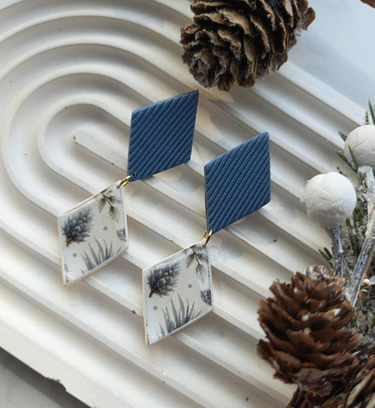 Winter Collection - Frosted Pines Losange