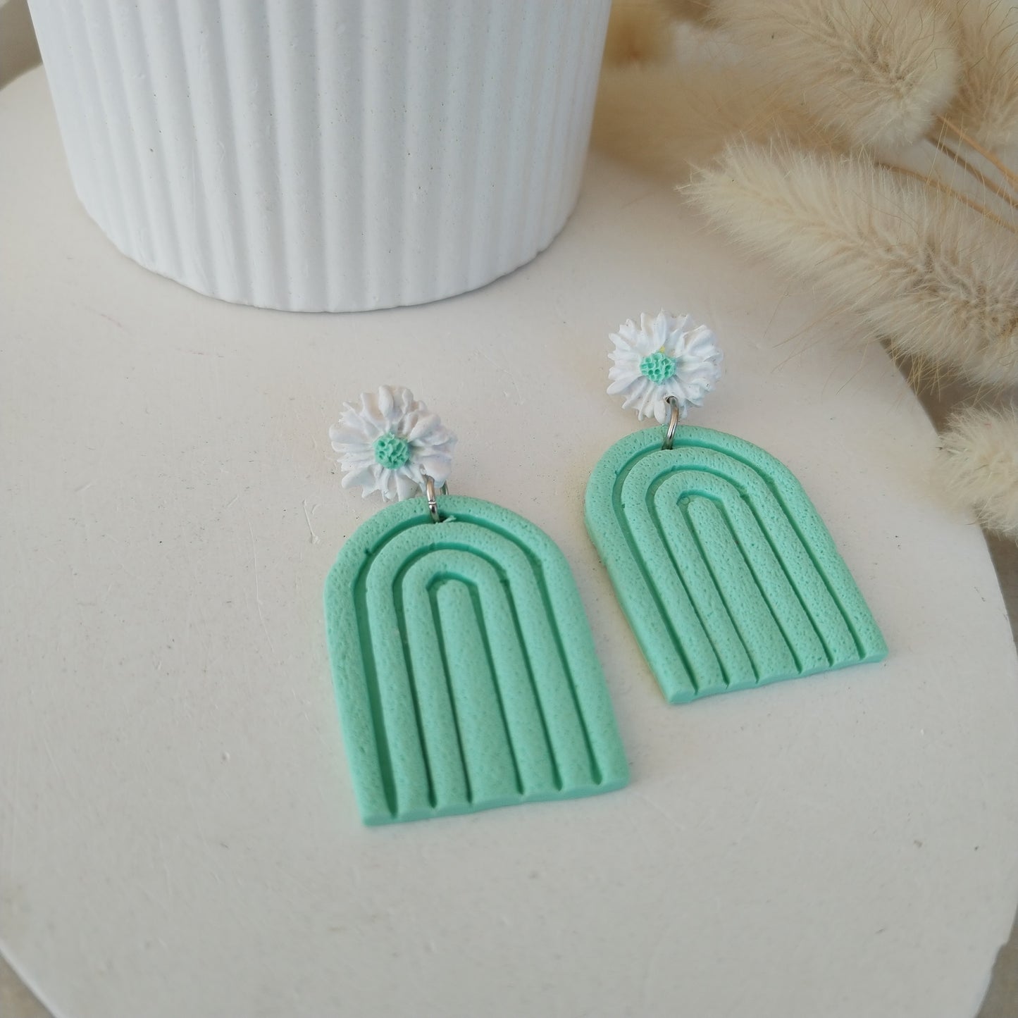 End of season sale - Rainbow Daisy Earrings