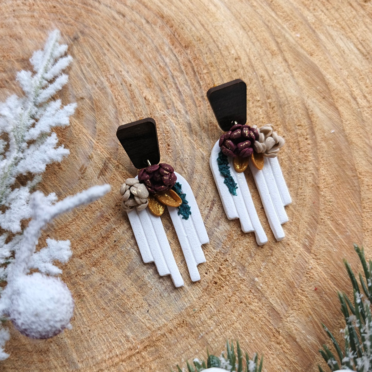 Christmas Collection - Pinecone Cascade Earrings