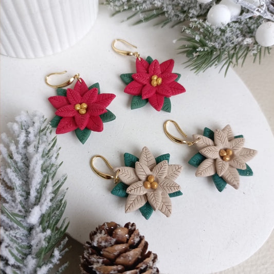 Christmas collection - Poinsettia hook
