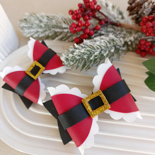 Christmas Collection : Miss Claus Hair Barette