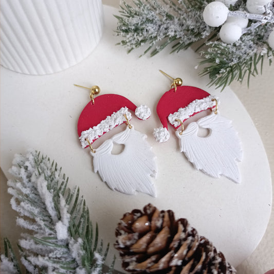 Christmas Collection - Santa Claus Earrings